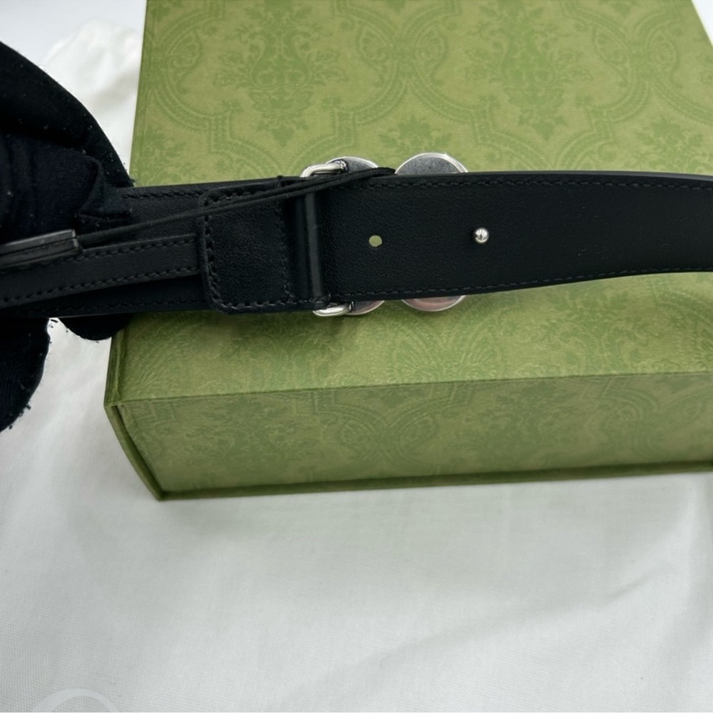 Men’s Gucci, leather interlocking GG buckle size 115 cm/46 inch made in Italy - Picture 6 of 8